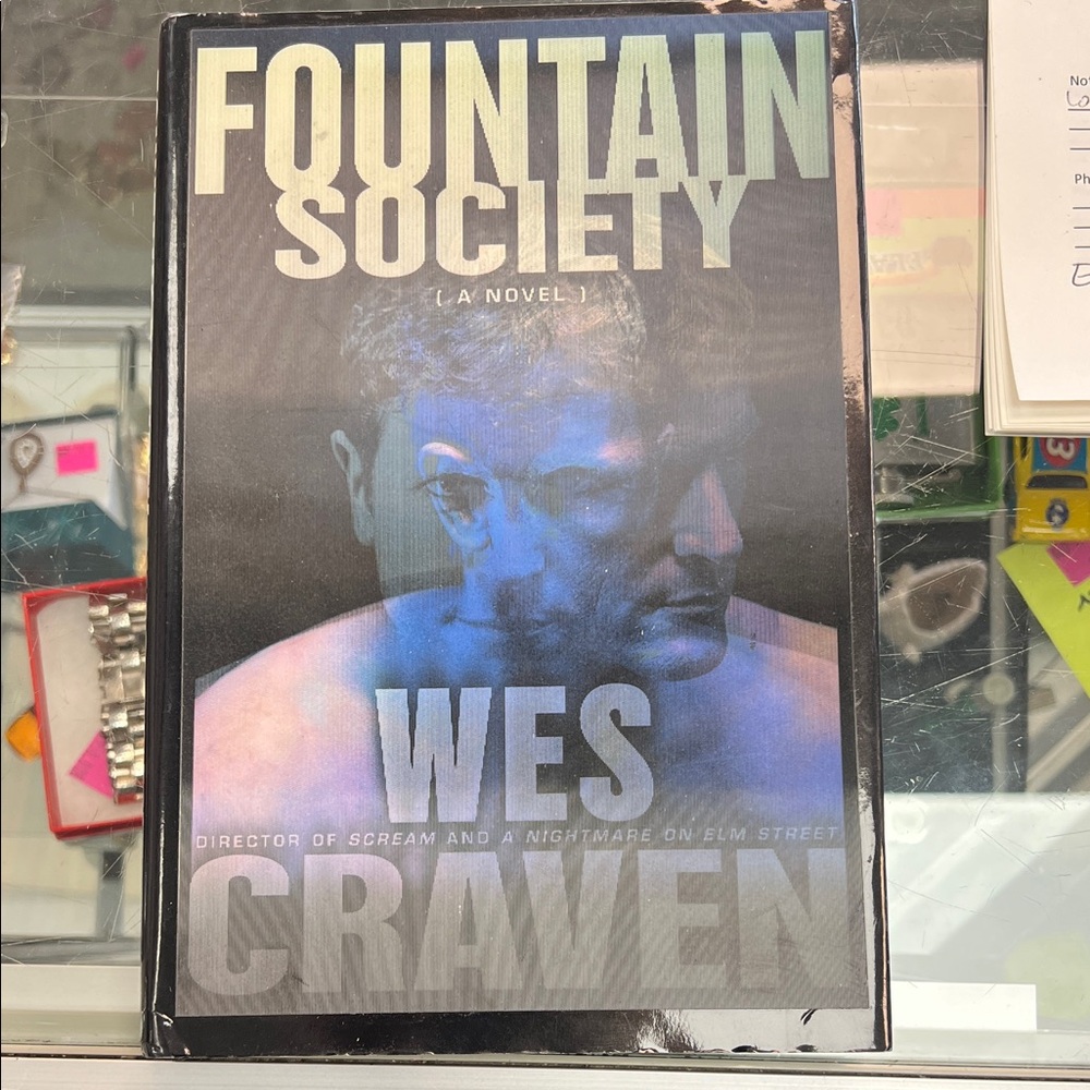 Fountain Society by Wes Craven Hardcover Book autographed 0050